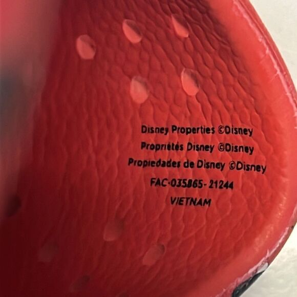 Native Disney Minnie Mouse Bows Heels Slip-On Perforated Shoes M/5 W/7 - Picture 13 of 14